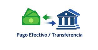 Pago en efectivo o transferencia