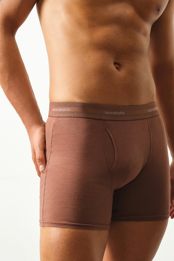BOXER ALGODÓN & LYCRA CON BRAGUETA 
