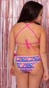 Bikini nena estampado geométrico. 