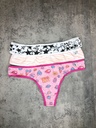 PACK X3 COLALES DE ALGODÓN Y LYCRA ESTAMPADA