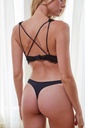 conjunto triangulotaza soft y cola less de microfibra y puntilla