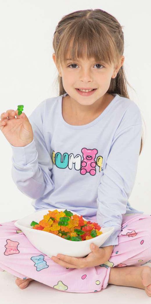 INV. PIJAMA NENA CON PANTALON ESTAMPADO "GUMMY"