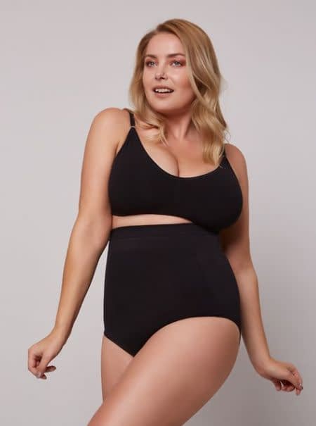 [ART639] FAJA REDUCTORA VEDETINA CON CINTURA SILICONADA (S, BLANCO)