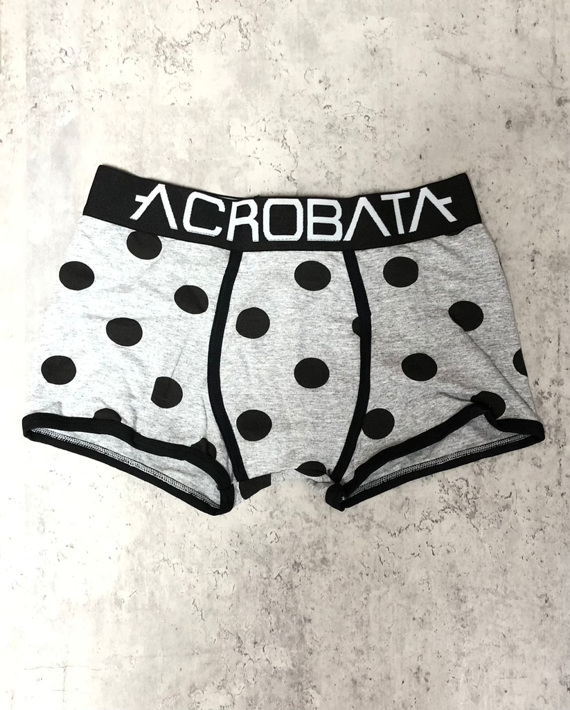 [ACB5016] OFERTON! - BOXER ALGODON Y LYCRA LUNARES. PERSONALIZADO (S, MELANGE)
