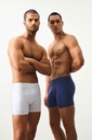BOXER ALGODÓN & LYCRA MELANGE/ ELÁSTICO PERSONALIZADO