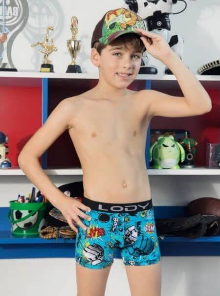 [LM618] BOXER NIÑOS ALGODON LYCRA ESTAMPADO (8)