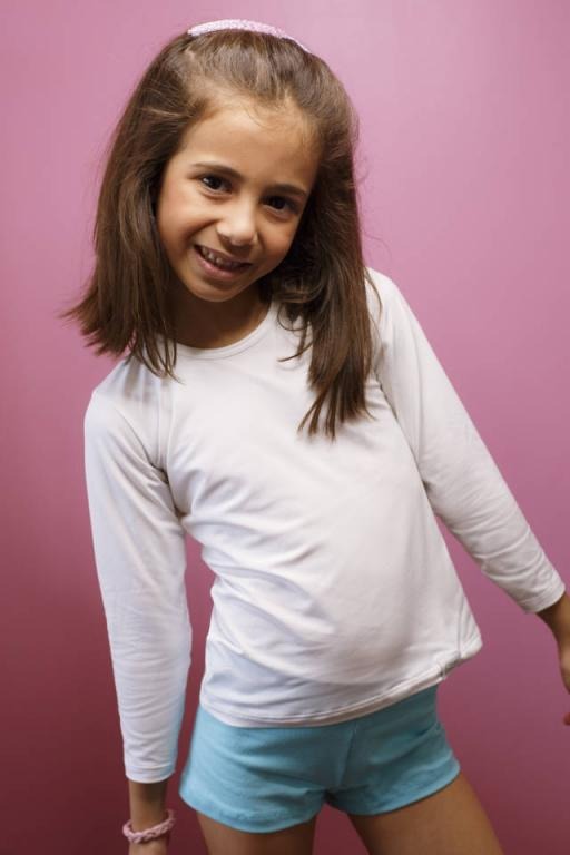 [KIE1069] DESCUENTO 10% LIQUIDACION DE TEMPORADA! INV. CAMISETA DE NIÑOS TERMICA POLISOFT (4, AZUL)