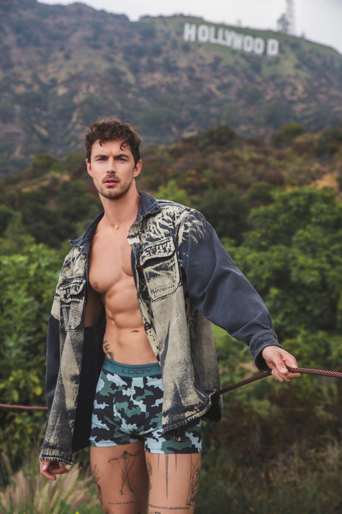 [LM914/1] BOXER DE ALG. LYCRA ESTAMPADO CAMO DOT  (XXL)