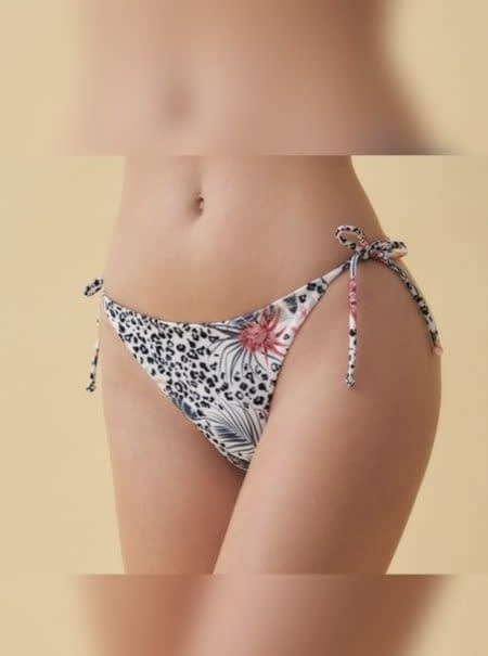PROMO x 6 BOMBIS SURTIDAS $15000 ! MALLA COLALES PARA ATAR DE TRICOT ESTAMPADO "WILD SUMMER"