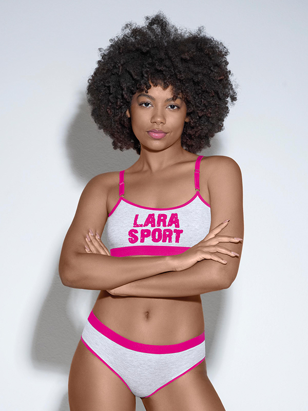 [LARA5700] CONJUNTO DEPORTIVO ALG Y LYCRA CON ESTAMPA SPORT (1, BLANCO)