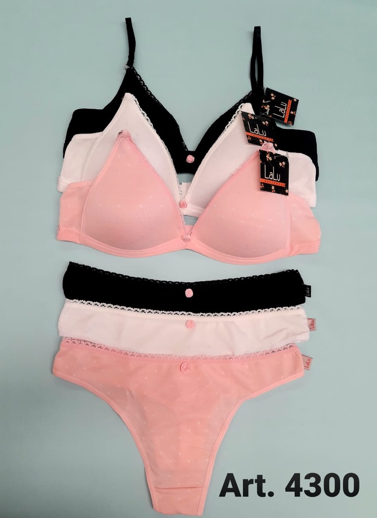 [LALU4300] CONJUNTO TRIANGULO TAZA SOFT MICROFIBRA PLUMETI.  (80, BLANCO)
