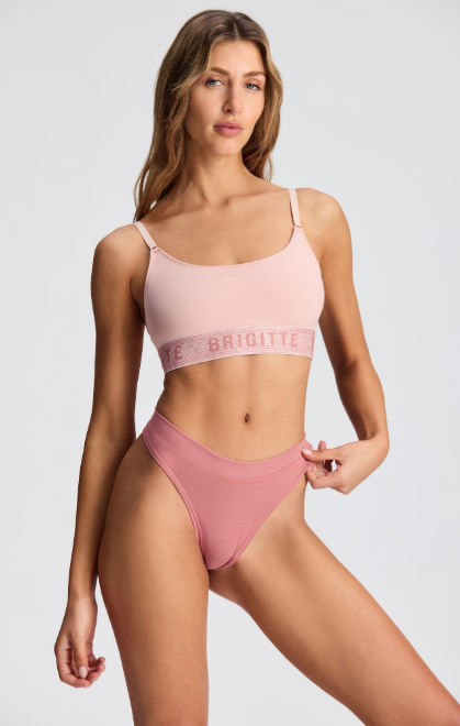 [BGX2200] Conjunto sin taza de algodón & lycra doble con elástico personalizado con less (85, BLANCO 2)