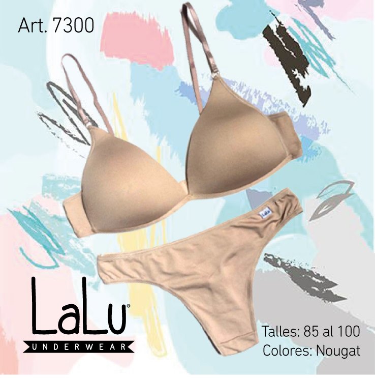 [LALU7300] CONJUNTO TRIANGULO TAZA SOFT MICROFIBRA LISA.  (85, BLANCO)