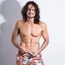 DTO -15% OFF!!! VER. MALLA  TRAJE DE BAÑO DE HOMBRE ESTAMPADO FLORES TROPICALES