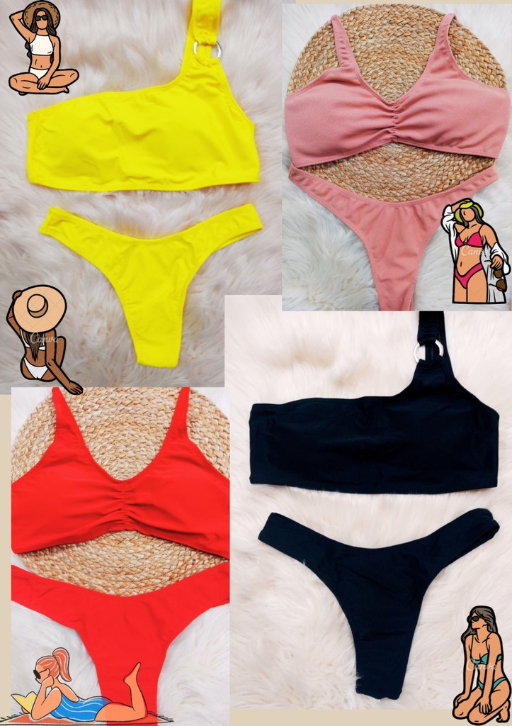MALLA BIKINI PROMO TRINGULO Y COLALES MEGA PROMO
