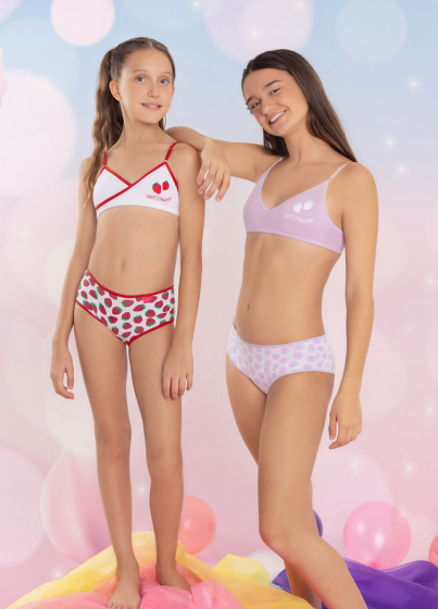 [MAR520] CONJ. CRUZADO ALG Y LYCRA CON CULOTTE (8, BLANCO)