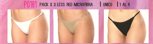 [TRE181] PACK X3 LES REGULABLE DE MICROFIBRA (1)
