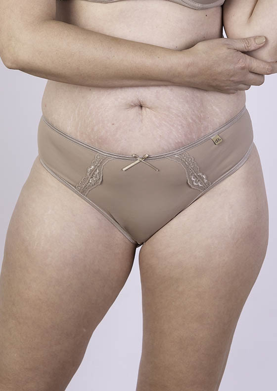 [ALIS787] BOMBACHA COLALES DE MICROFIBRA CON DETALLES DE PUNTILLA (1, BLANCO)