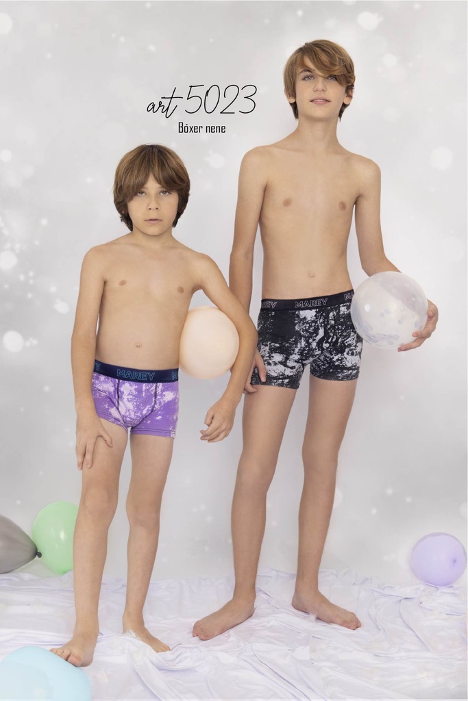 [MAR5023] BOXER NIÑO ALGODON Y LYCRA ESTAMPADO "TEXTURA" (2)