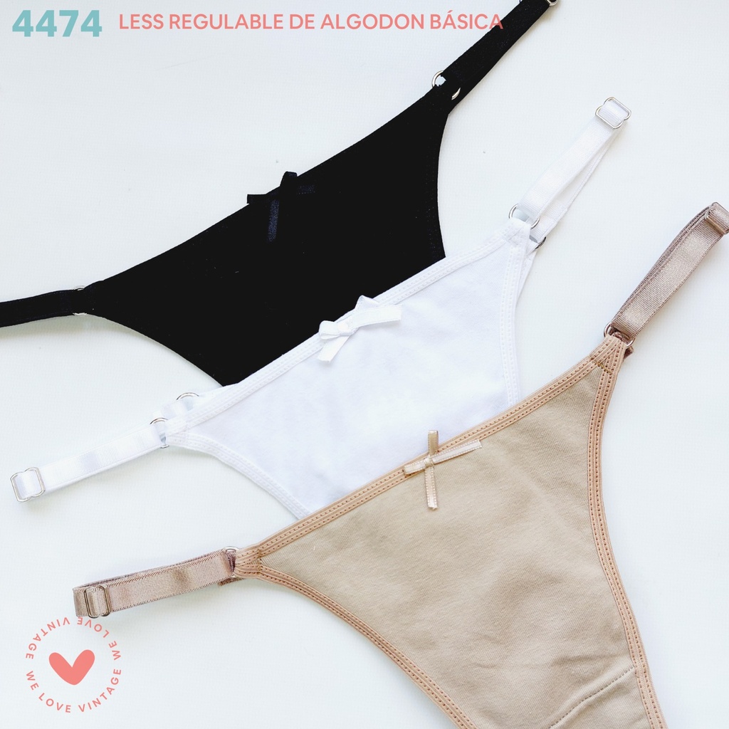 PACK X 3 BOMBACHA LESS CON CORREDERA ALG & LYCRA