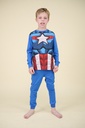 DESCUENTO 10% LIQUIDACION DE TEMPORADA!  INV. PIJAMA DE JERSEY MODAL DISFRAZ ML AVENGERS "CAPITAN AMERICA"