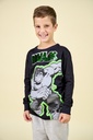 DESCUENTO 15% LIQUIDACION DE TEMPORADA! I INV. REMERA DE JERSEY ML ESTAMPADA "AVENGERS" CON PUÑOS Y LETEJUELAS REVERSIBLES