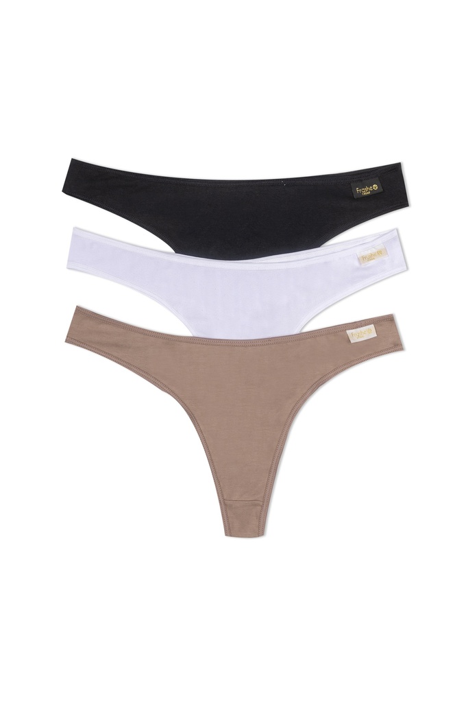 [FRA507] PACK X3 COLALES DE ALGODON LYCRA LISO