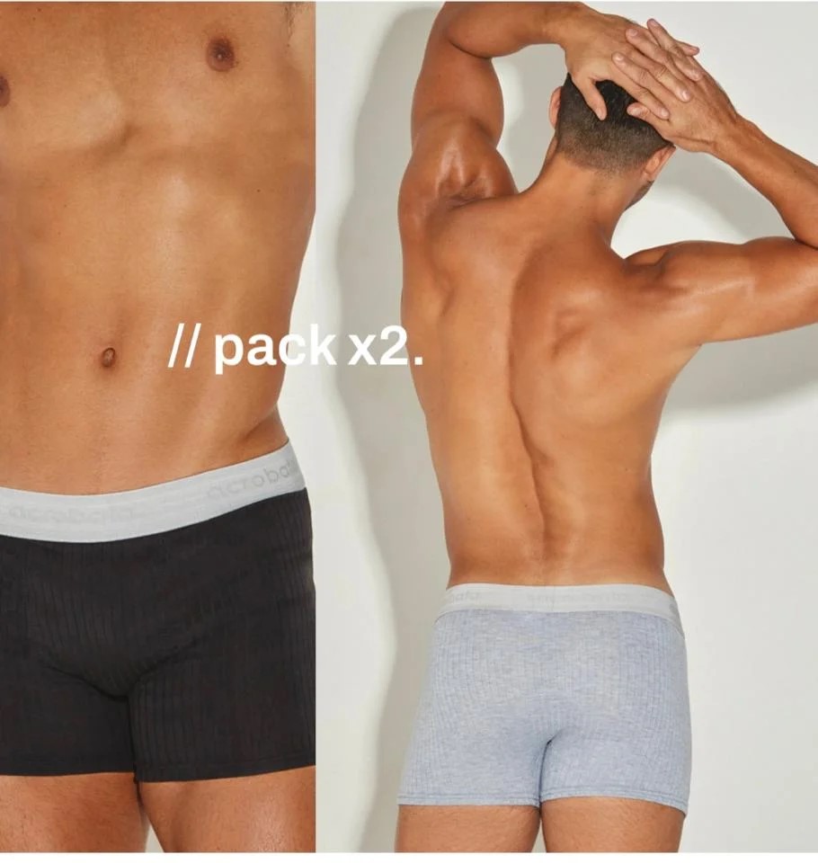 [ACB013] PACK X2 BOXERS MORLEY COMBINADO  (S)