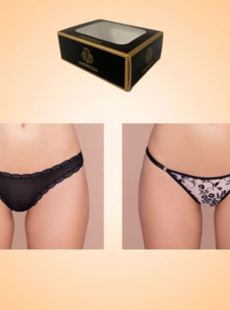 [ANDP075] PACK X2 LES 1 REGULABLE FLOCK Y 1 DE TUL CON PUNTILLA (3)
