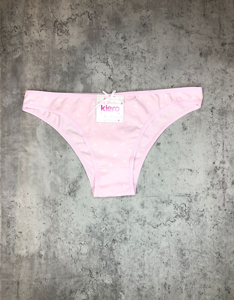 ROSA VEDETINA ESTAMPADA ALGODÓN Y LYCRA