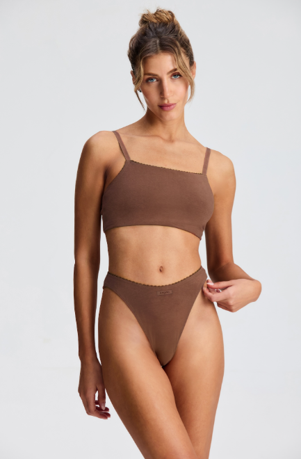 [BGX2424] CONJUNTO TOP DE ALGODÓN Y LESS (85, BLANCO)