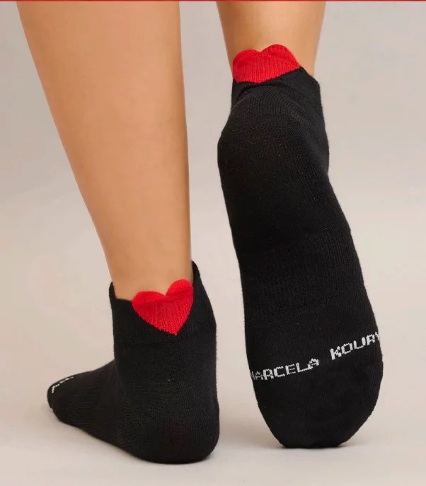 [MKS62214] MEDIA SOQUETE DAMA "HEART" CORAZONES SAN VALENTIN