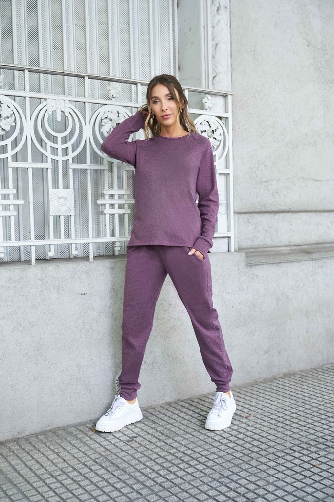 [LEN25377] DESCUENTO 10% LIQUIDACION DE TEMPORADA! I INV. CONJUNTO BUZO Y JOGGIN FRISADO LISO (M, AZUL)