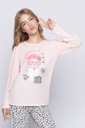DESCUENTO 10% LIQUIDACION DE TEMPORADA! INV. PIJAMA NENA DE ALGODON REMERA CON ESTAMPA LOCALIZADA Y PANTALON PRINT