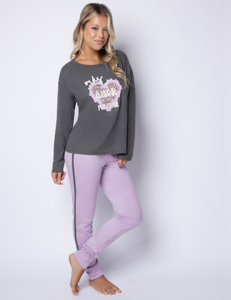 [SP11762] DESCUENTO 10% LIQUIDACION DE TEMPORADA!  INV. PIJAMA SO MUCH LOVE (S, GRIS)