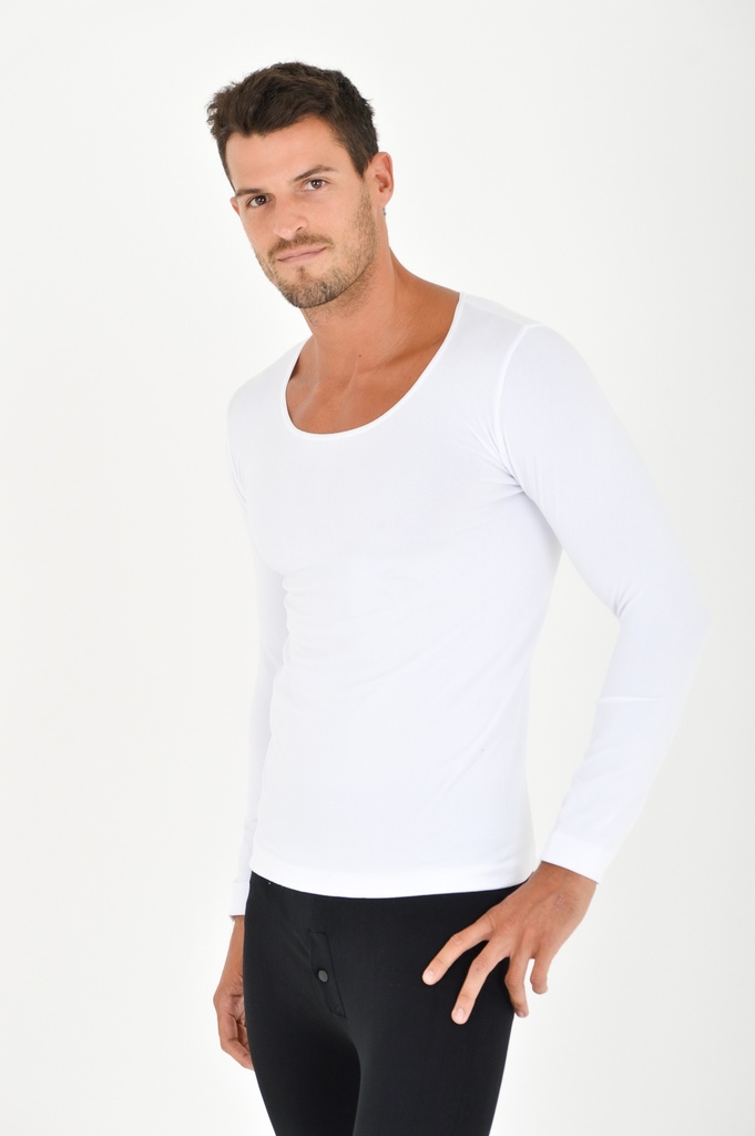[MXM111] DESCUENTO 10% LIQUIDACION DE TEMPORADA! INV. CAMISETA TERMICA HOMBRE (M, AZUL)