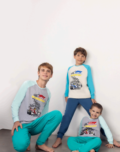 [MAR8038/E] DESCUENTO 15% LIQUIDACION DE TEMPORADA! I INV. PIJAMA NENE DE JERSEY ESTAMPADO (14, MELANGE)