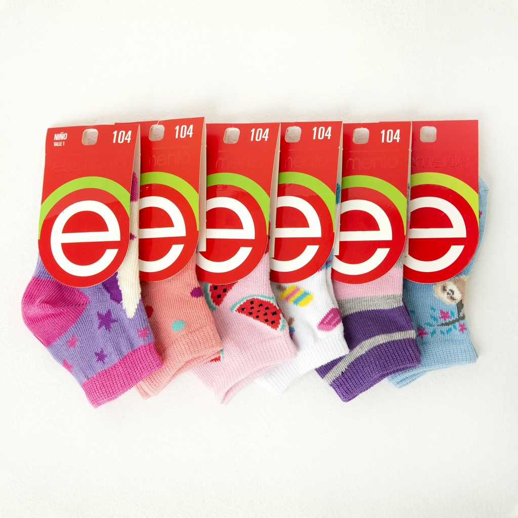 [ELE104] SOQUETE CHICOS (1, ESTAMPADO, NENE)