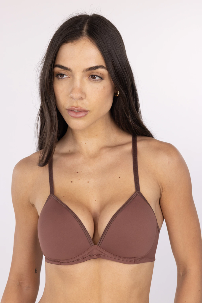 [ANDA0046] CORPIÑO TAZA SOFT CON BASE DE MICROFIBRA (90, AZUL)