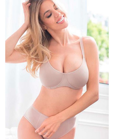 [YAM744] BOMBACHA TIRO CORTO DE MICRO CONTROL ABDOMINAL (2, beige)