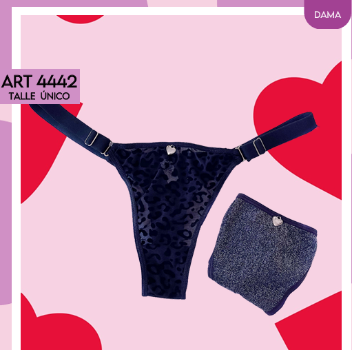 [MER4442] PACK X2 REGULABLE CON ELASTICO ANCHO DE TUL Y LUREX