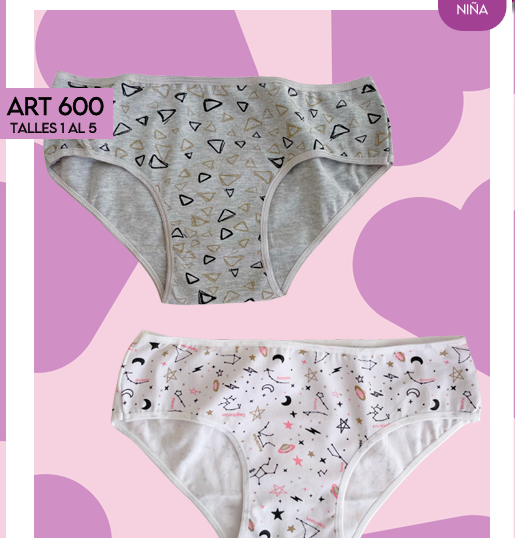 [MER600] PACK X2 BOMBACHA DE NENA ESTAMPADA DE ALGODÓN Y LYCRA (1)