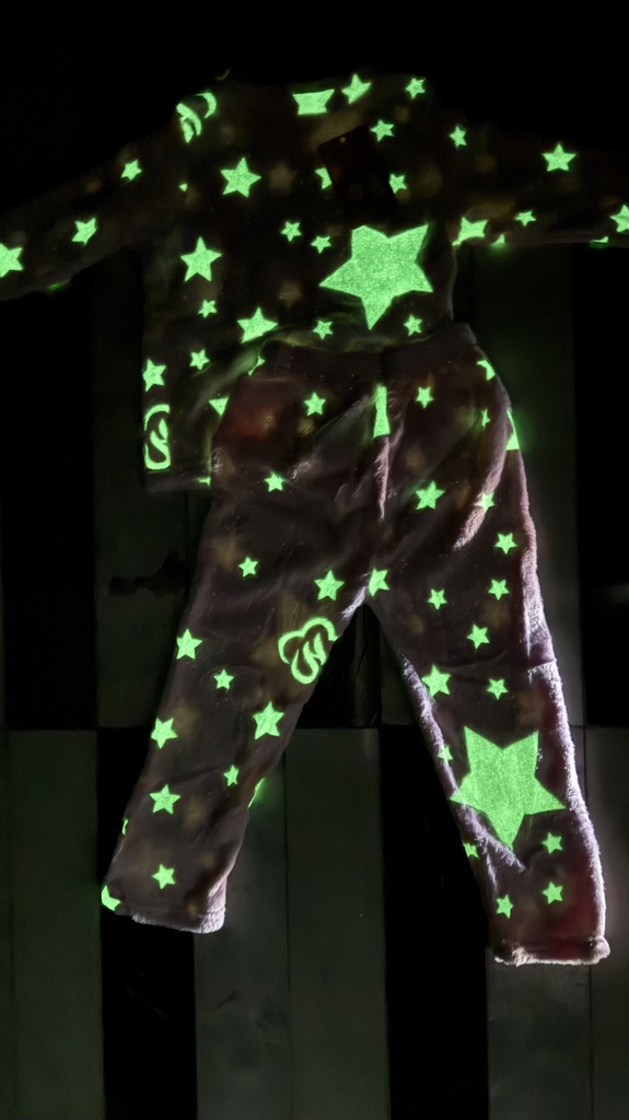 [MXM3102] DESCUENTO 10% LIQUIDACION DE TEMPORADA!  INV. PIJAMA NENA POLAR SOFT LUMINOSO brilla en la oscuridad (6)