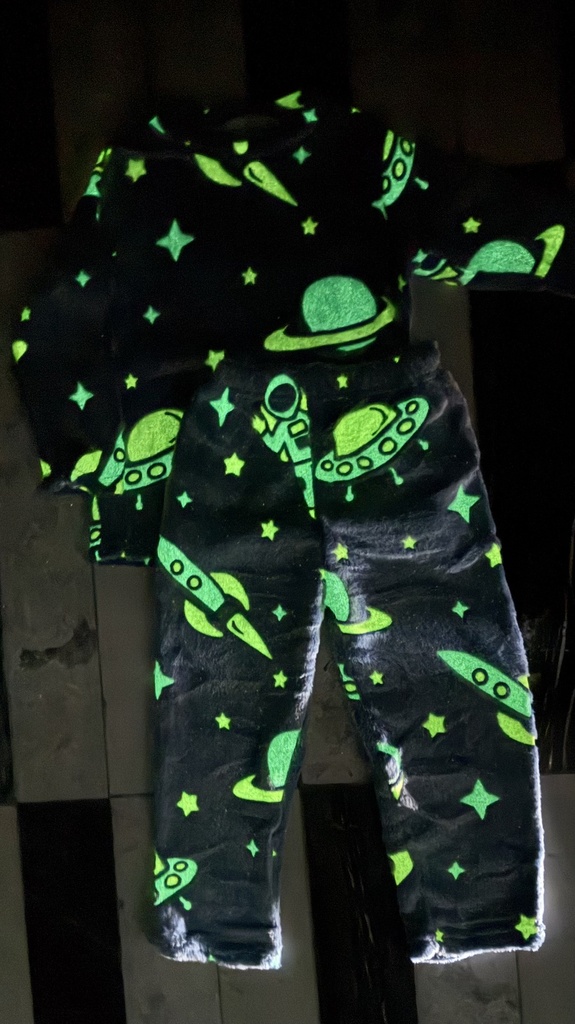 [MXM3202] DESCUENTO 10% LIQUIDACION DE TEMPORADA!  INV. PIJAMA NENE POLAR SOFT LUMINOSO brilla en la oscuridad (12)