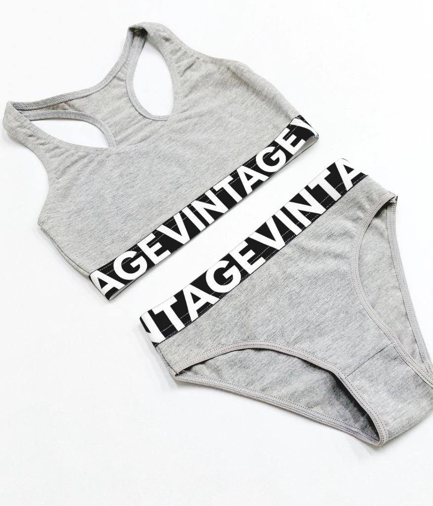 [VTG460] CONJUNTO TEENS DEPORTIVO TOP Y BOXER DE ALGODON Y LYCRA (2, BLANCO)