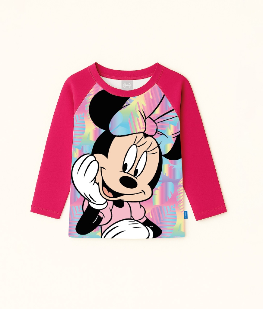 [DIS82686] VER. REMERA CON PROTECCION UV SUBLIMADA "MINNIE" (2)