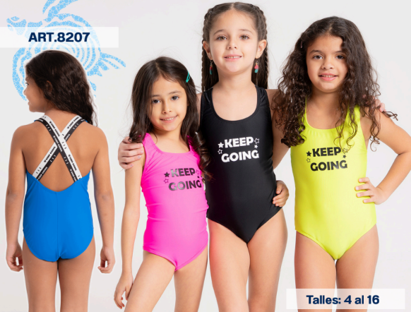 VER. MALLA ENTERA NENA CON ELASTICO PERSONALIZADO "KEEP GOING" (8)