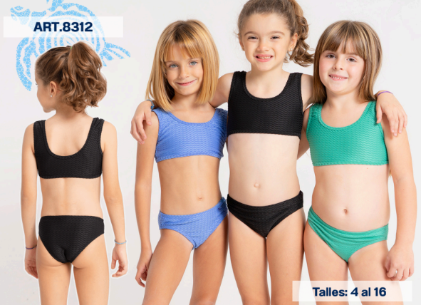 [VYO8312] VER. MALLA BIKINI NENA LISA TEXTURADA (4)