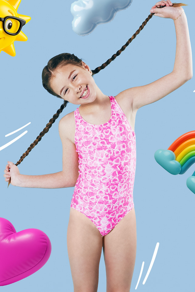 [ELE2612] OFF - 15% !! VER. MALLA ENTERIZA ESTAMPADA (4)