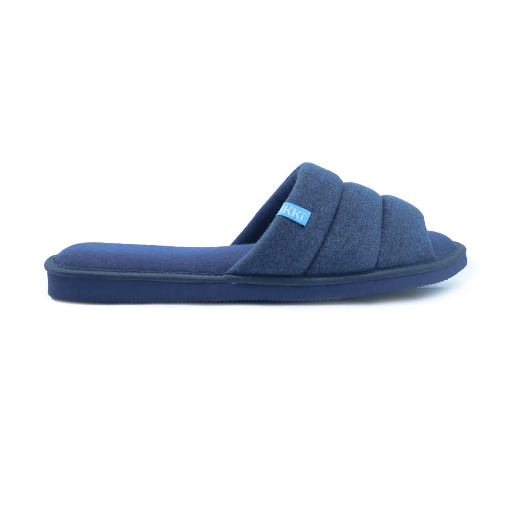 VER. CHINELA DE HOMBRE COSTURA CANELON (41/42, AZUL)